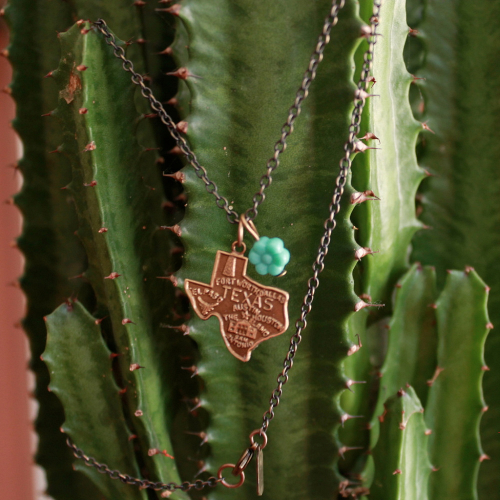 Texas Map Necklace — Everly and Ace